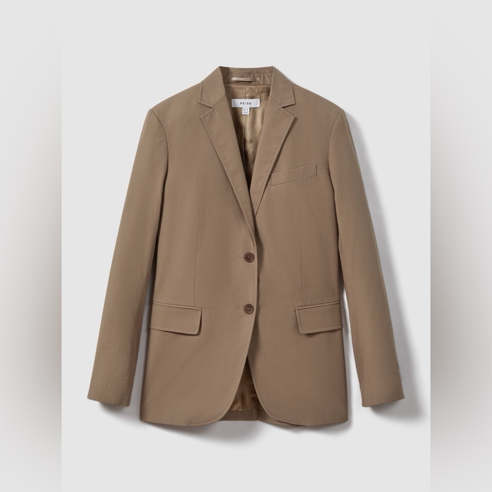 Reiss “Hope” Single Breasted Cotton Blazer 
NWT Retail 425 usd